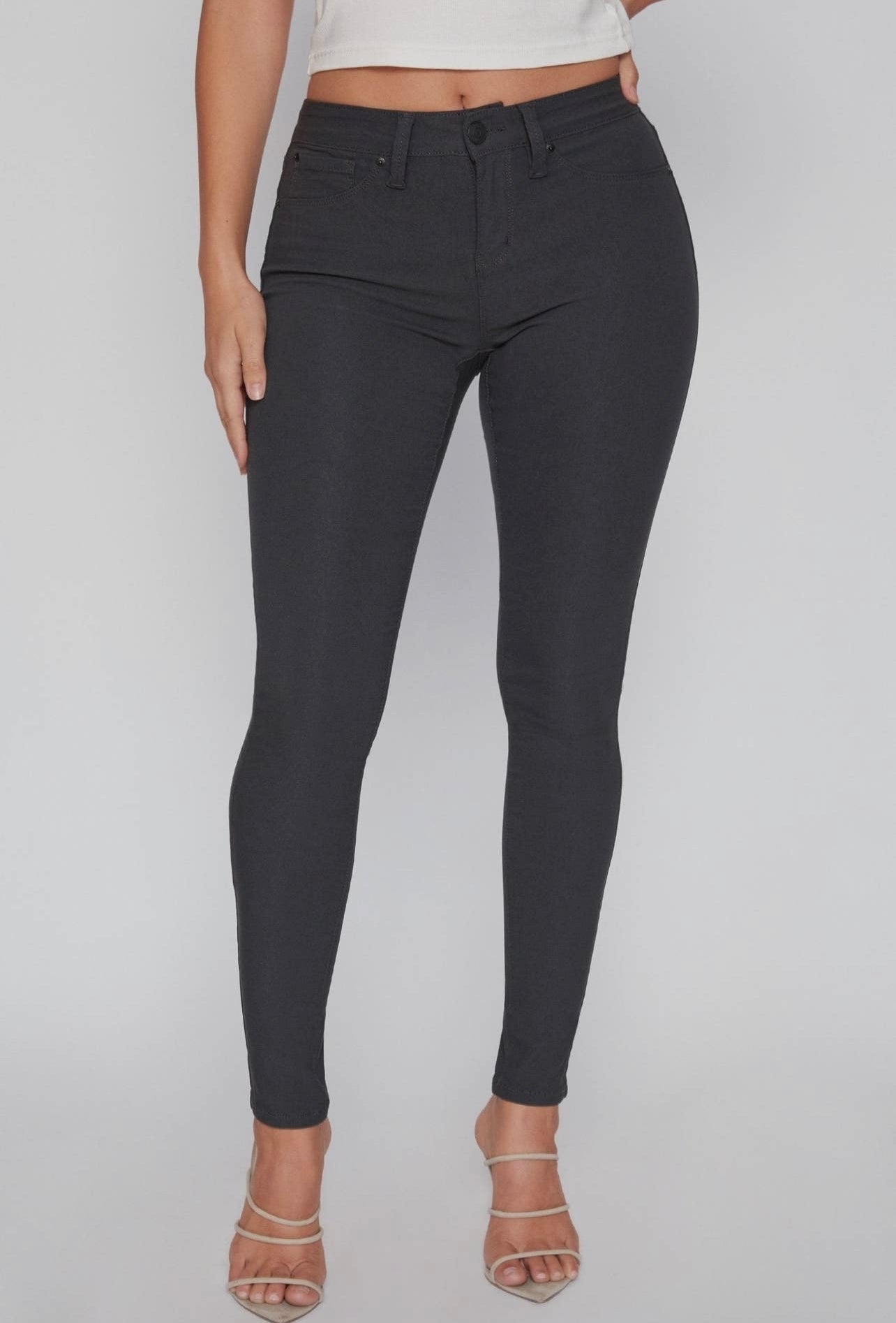 Hyperstretch Mid-Rise Skinny Jean