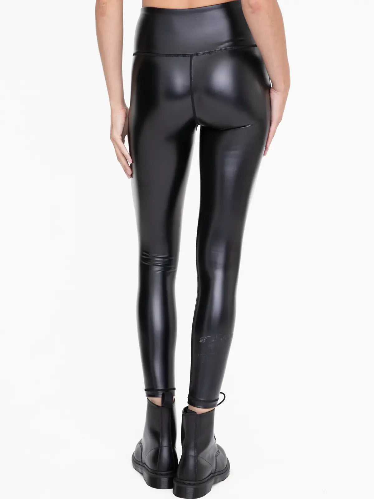 High Waisted Faux Leather Leggings | Chic Comfort