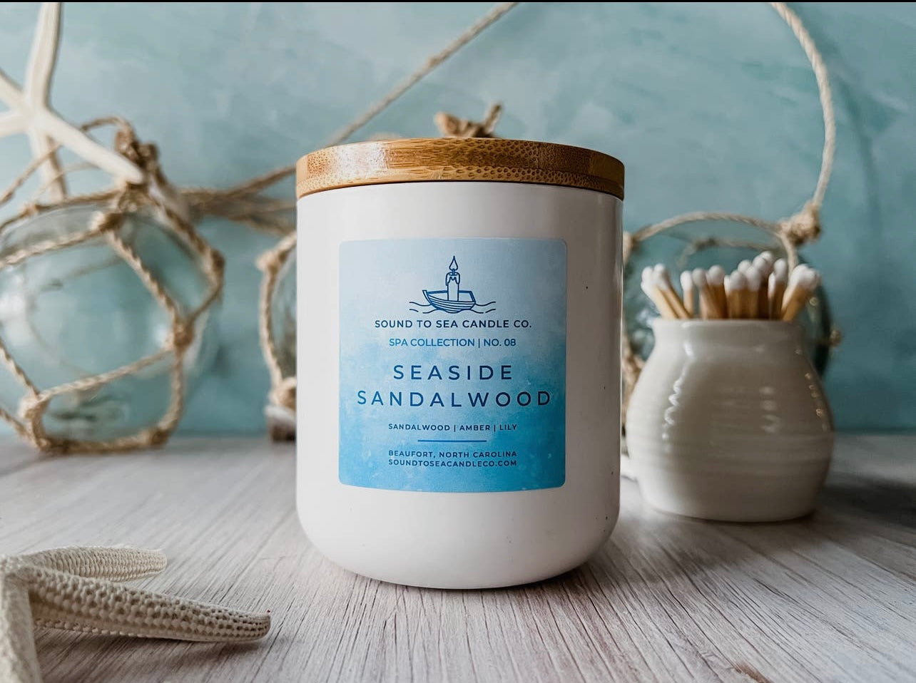 Seaside Sandalwood Candle