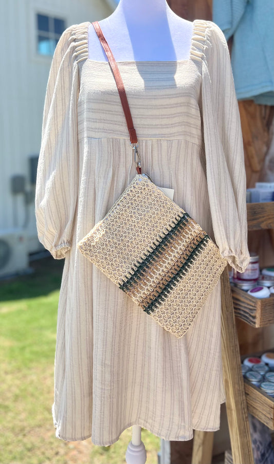 Woven Crossbody Bag