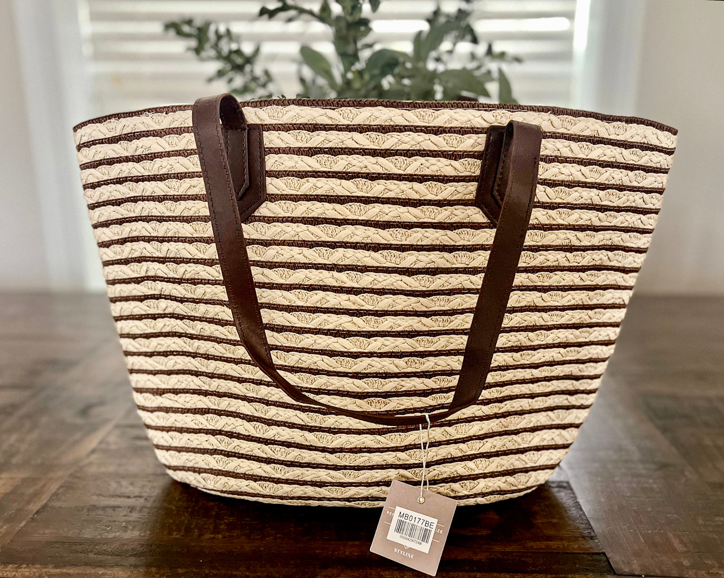 Woven Straw Tote