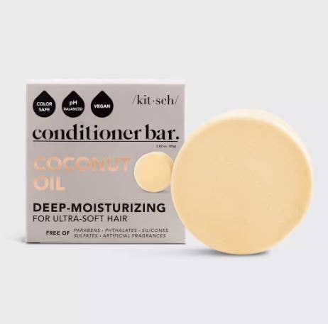 Coconut Oil Deep Moisturizing Conditioner Bar - Nourishing hair treatment for soft and hydrated locks. Experience the natural goodness of coconut oil for a revitalizing and luxurious hair care routine.