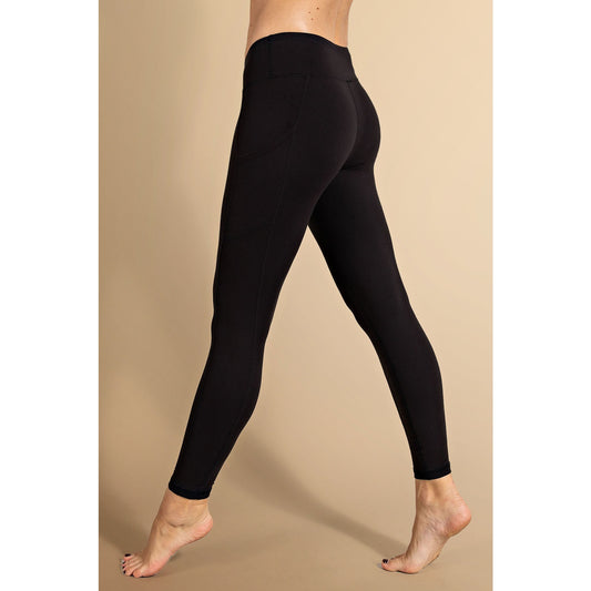 Butter Basic Full Length Leggings With Pockets